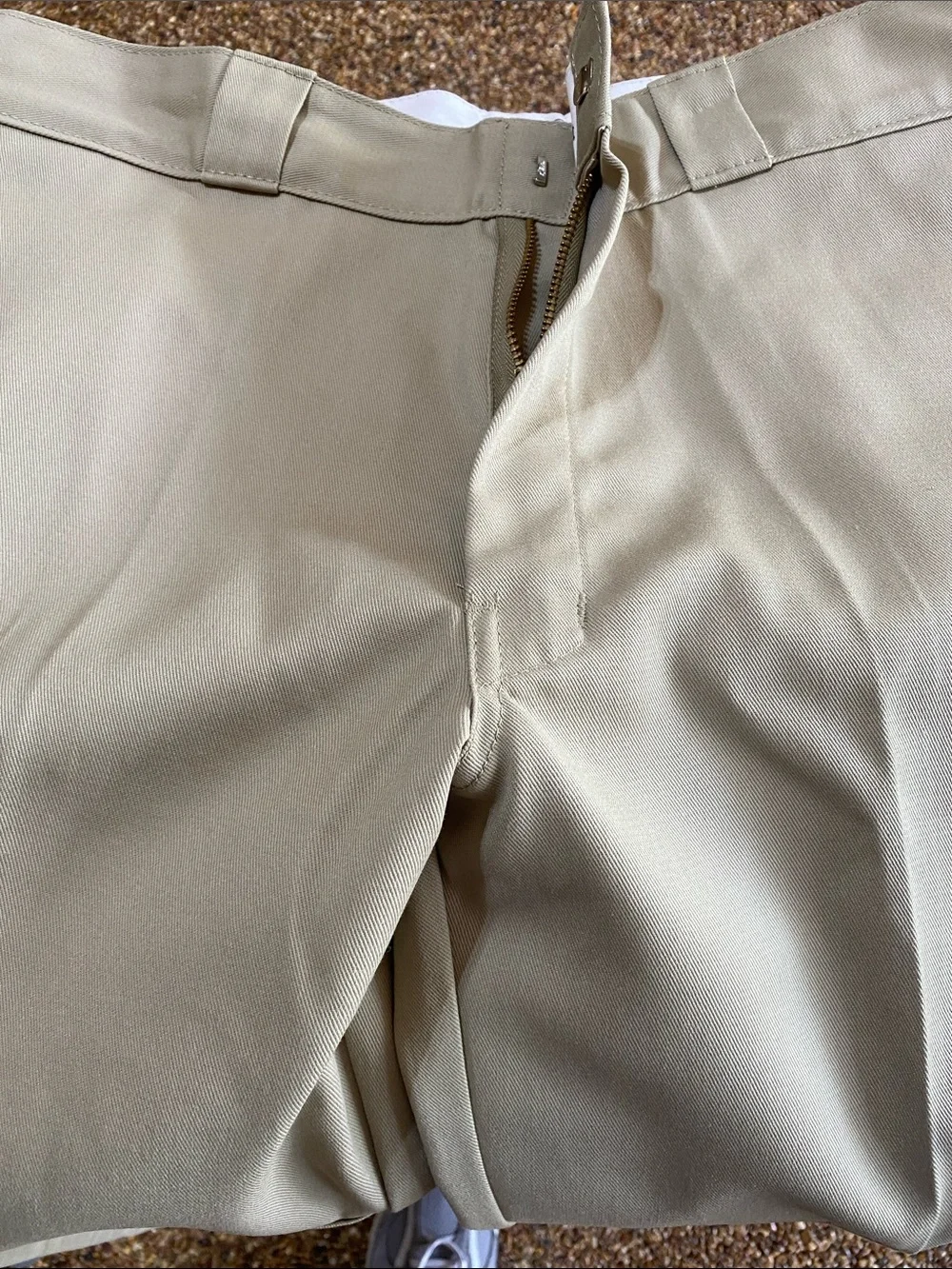 Dickies Men's Straight Fit Khaki Work Chinos